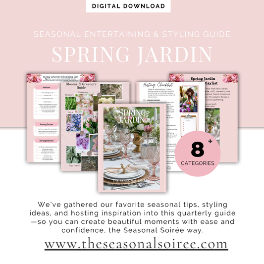 Spring Jardin Digital Entertaining & Styling Guide
