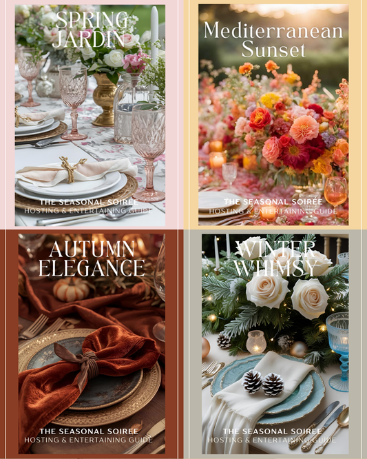 The Seasonal Soirée Digital Bundle - All Four Seasonal Guides