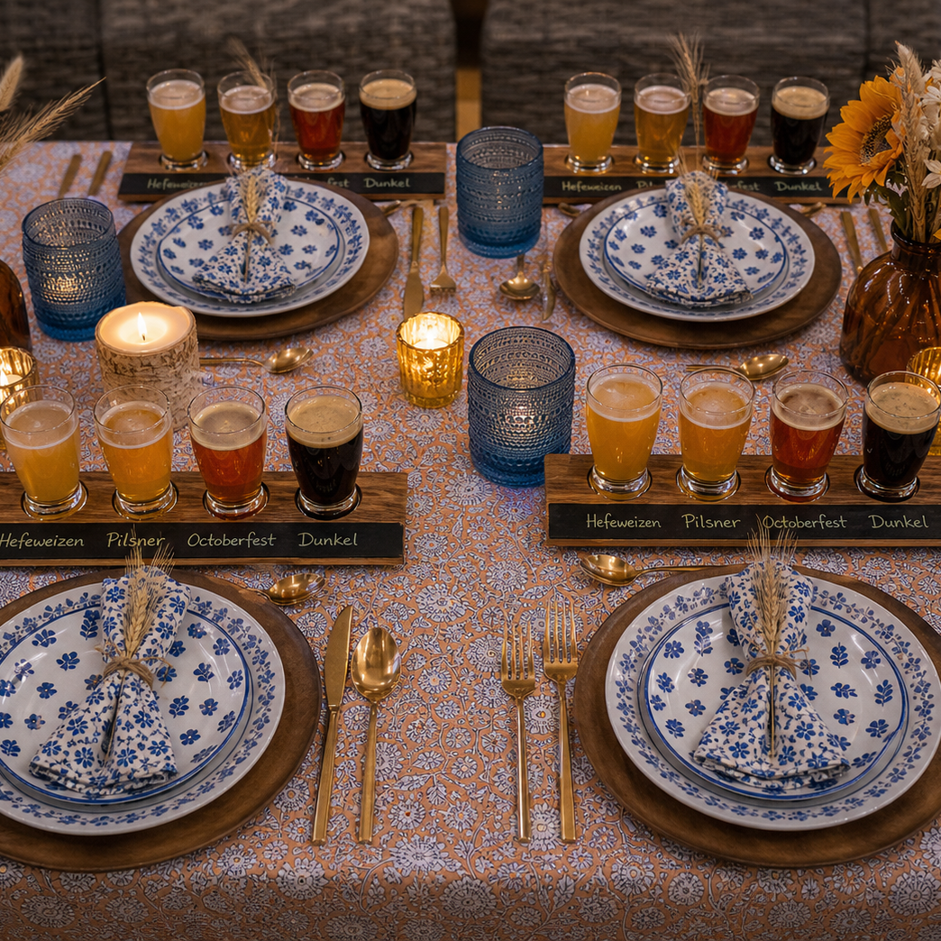 Oktoberfest Soirée—Styled Table