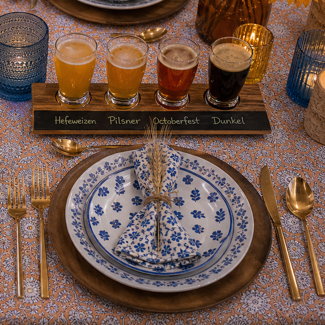 Oktoberfest Soirée—Styled Table